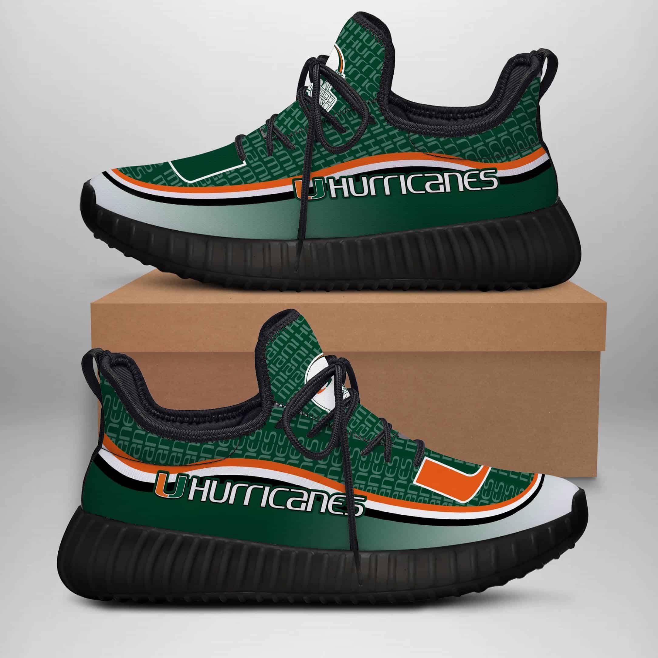 JWFancy Miami Hurricanes Reze Sneakers Shoes For Men And Women