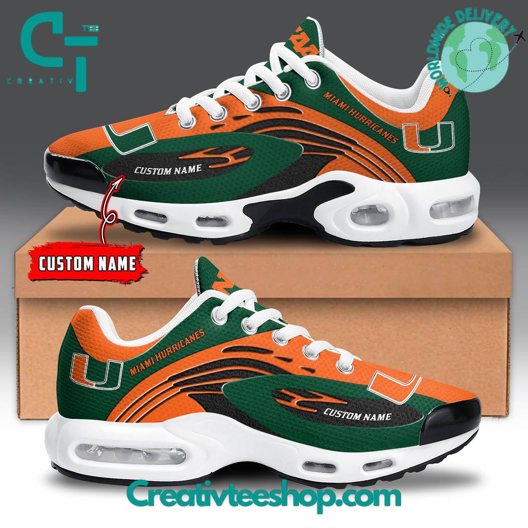 JWFancy Miami Hurricanes TN Shoes Sneakers For Men And Women