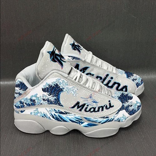 JWFancy Miami Marlins AJ13 Sneakers Shoes For Men And Women