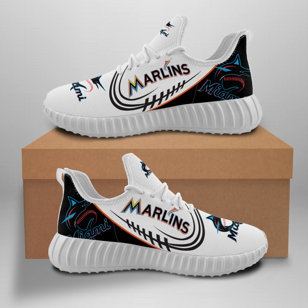 JWFancy Miami Marlins Reze Sneakers Shoes For Men And Women