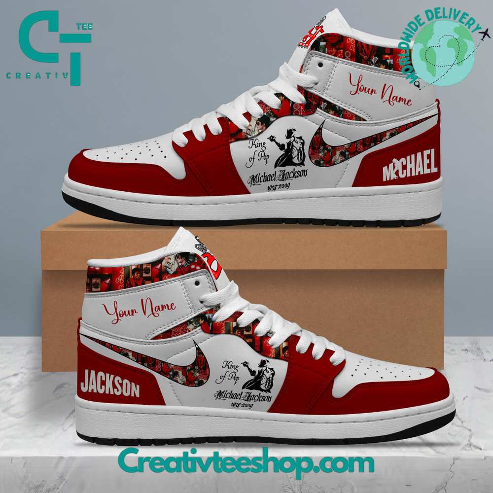 JWFancy Michael Jackson AJ1 High Sneakers Shoes For Men And Women