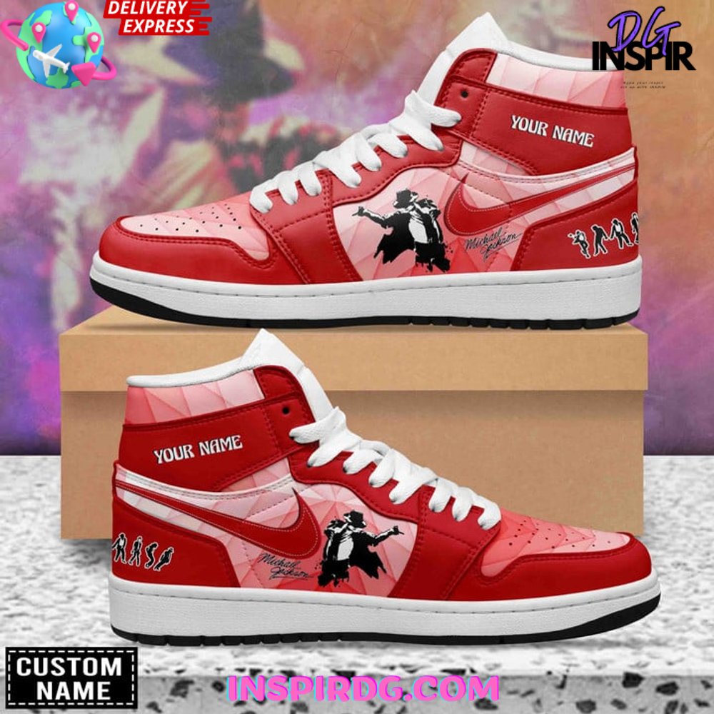 JWFancy Michael Jackson AJ1 High Sneakers Shoes For Men And Women