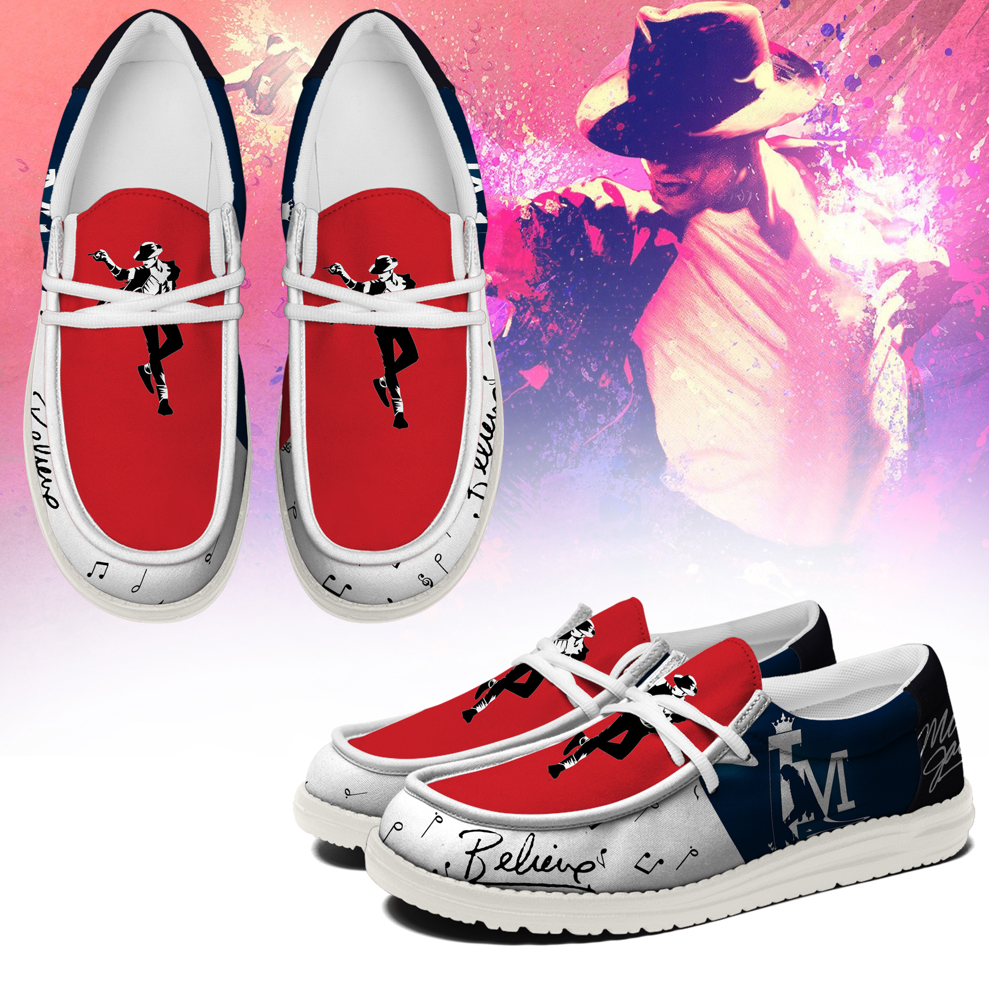 JWFancy Michael Jackson – Custom Name Hey Dude