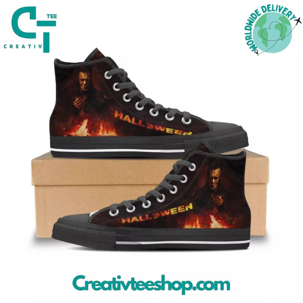 JWFancy Michael Myers High Top Canvas Sneakers Shoes For Men And Women