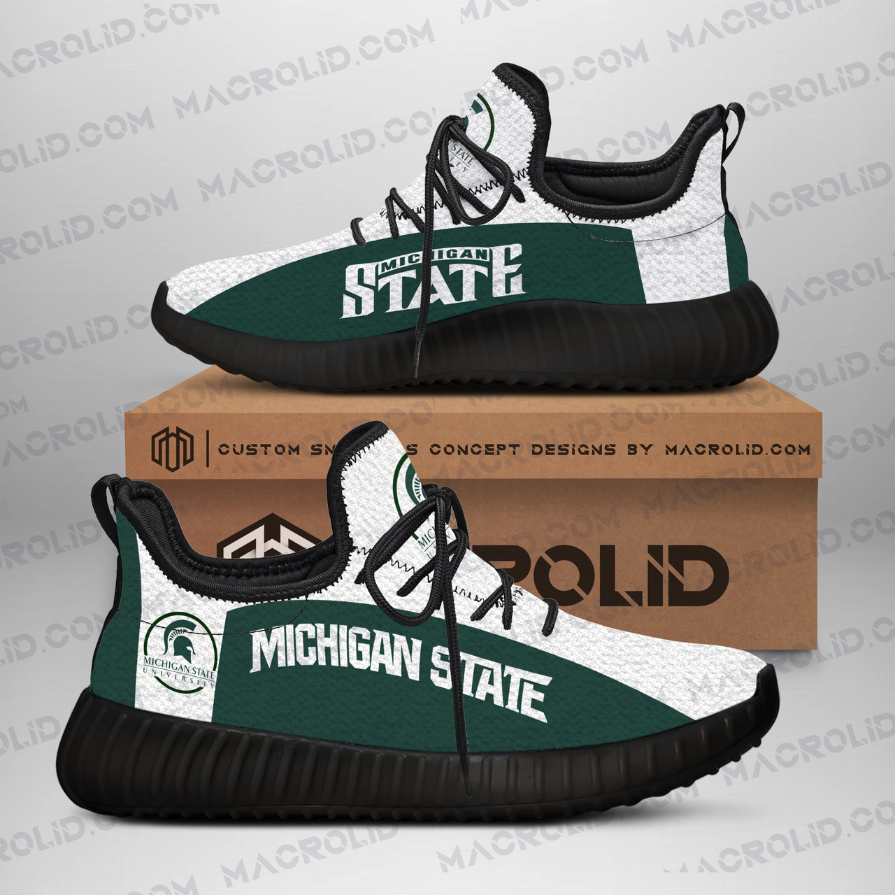 JWFancy Michigan State Reze Sneakers Shoes For Men And Women