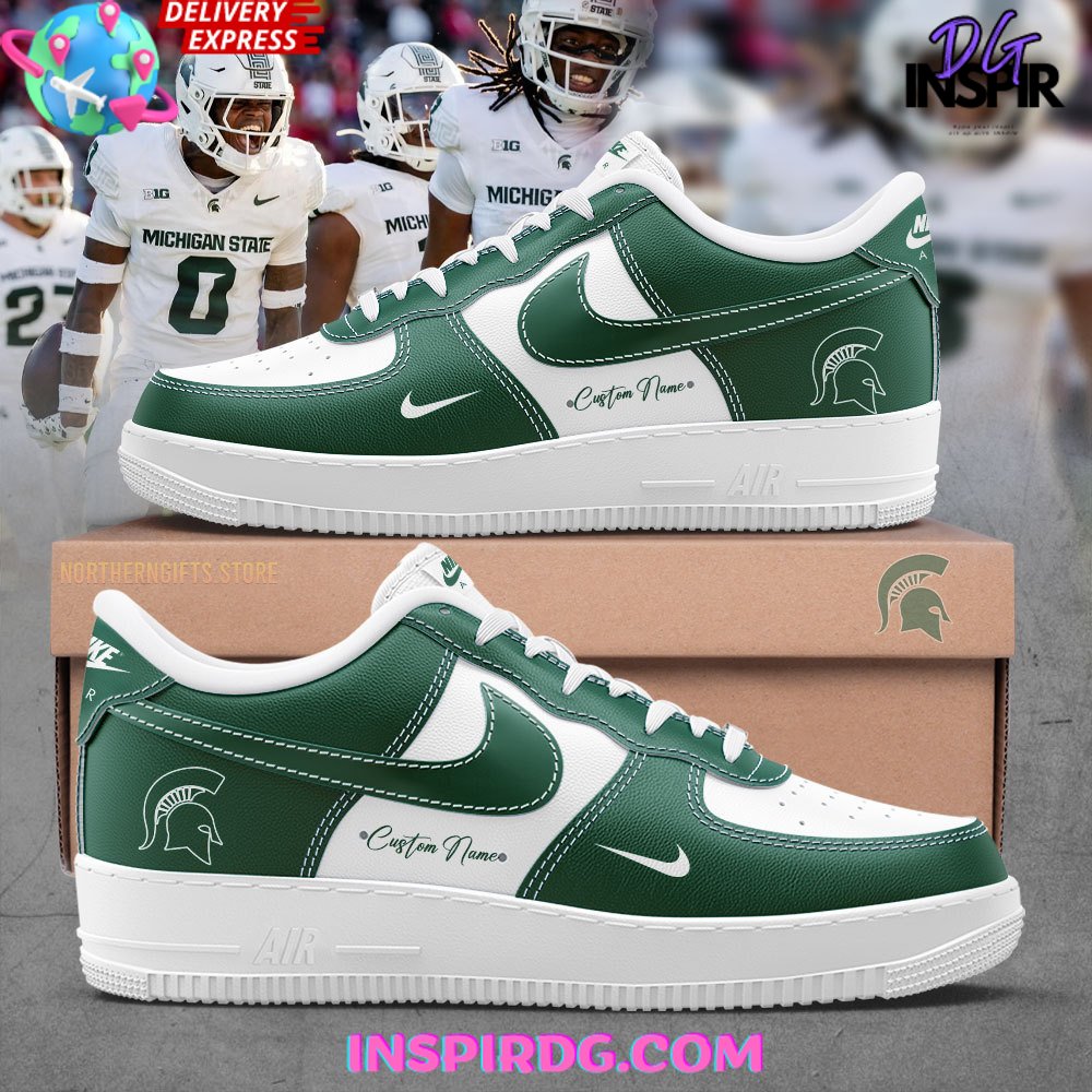 JWFancy Michigan State Spartans Air Low-Top Sneakers Shoes For Men And Women