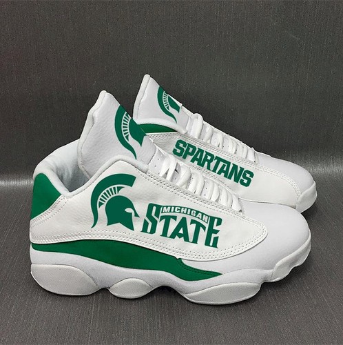 JWFancy Michigan State Spartans AJ13 Sneakers Shoes For Men And Women