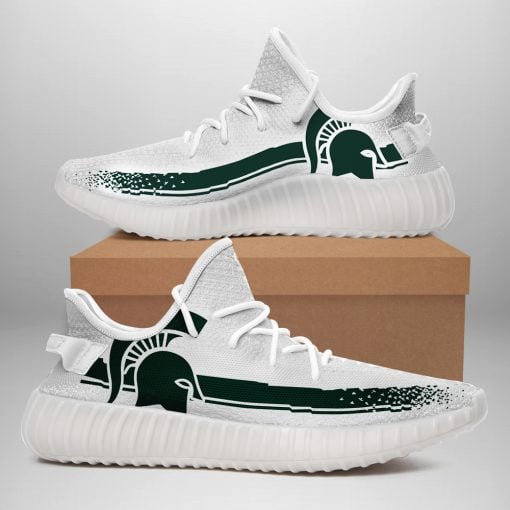 JWFancy Michigan State Spartans Yeezy Boost Shoes For Men And Women