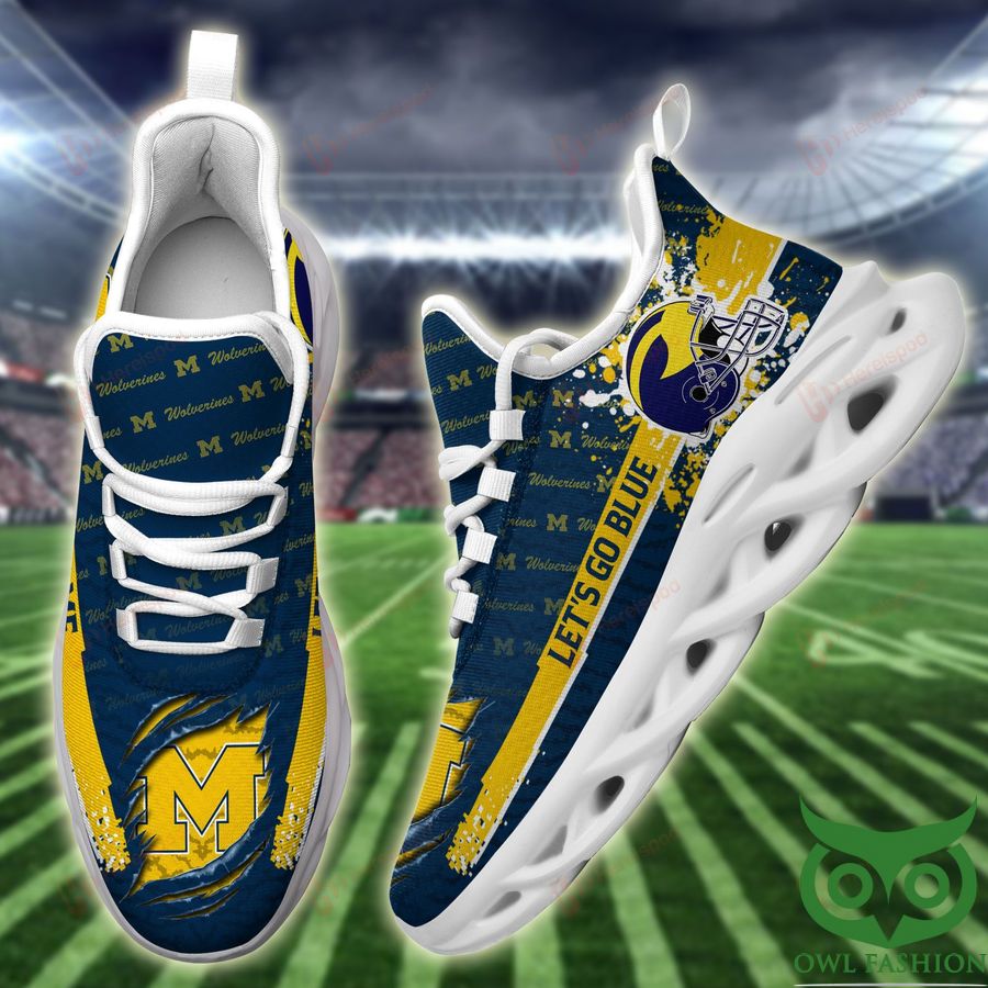 JWFancy Michigan Wolverines Max Soul Shoes Sneakers For Men And Women