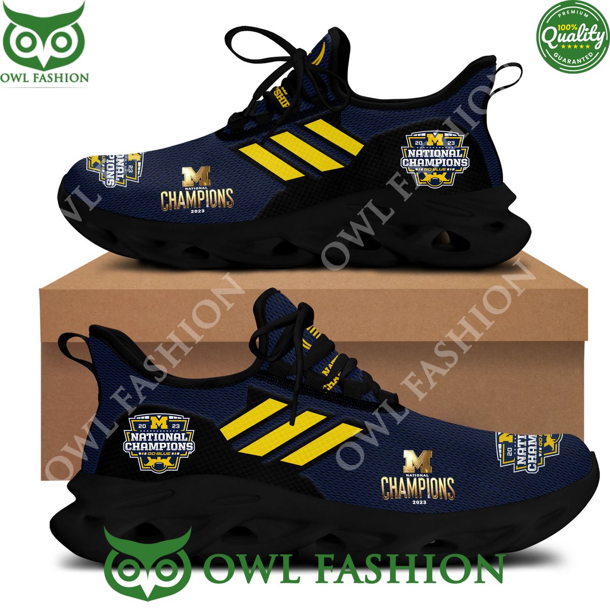 JWFancy Michigan Wolverines Max Soul Shoes Sneakers For Men And Women
