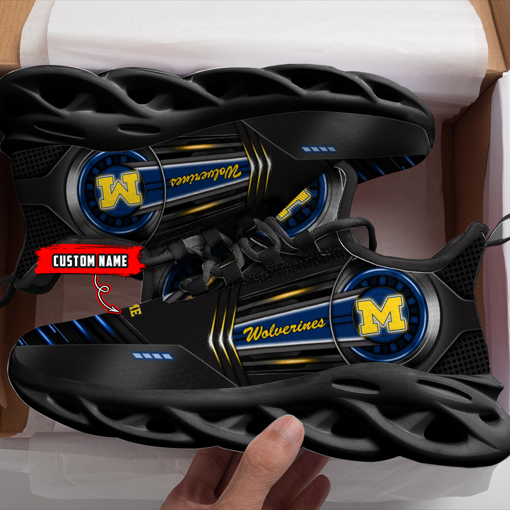 JWFancy Michigan Wolverines NCAA Max Soul Shoes Sneakers For Men And Women