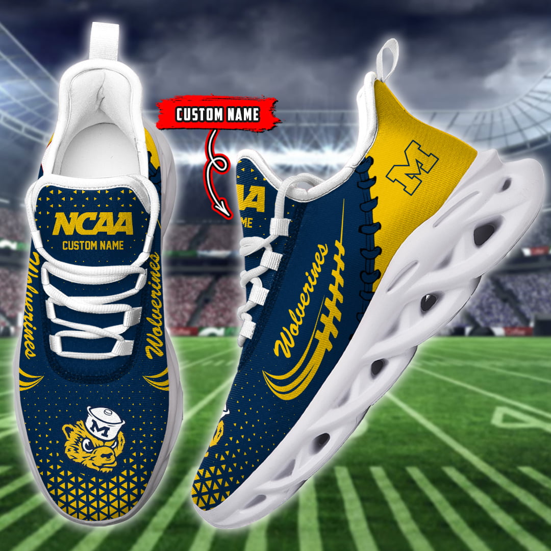 JWFancy Michigan Wolverines NCAA Max Soul Shoes Sneakers For Men And Women
