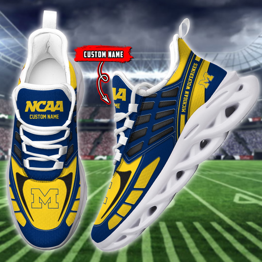 JWFancy Michigan Wolverines NCAA Max Soul Shoes Sneakers For Men And Women