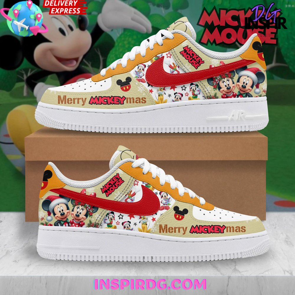 JWFancy Mickey Mouse Air Low-Top Sneakers Shoes For Men And Women