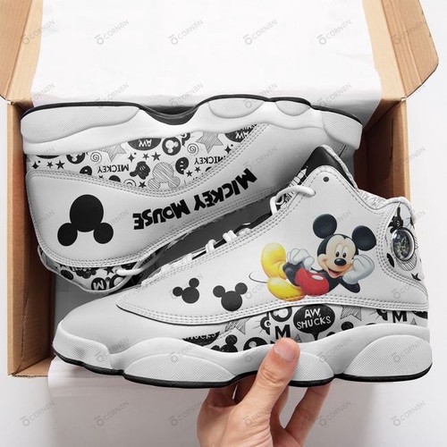 JWFancy Mickey Mouse AJ13 Sneakers Shoes For Men And Women