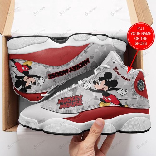 JWFancy Mickey Mouse AJ13 Sneakers Shoes For Men And Women