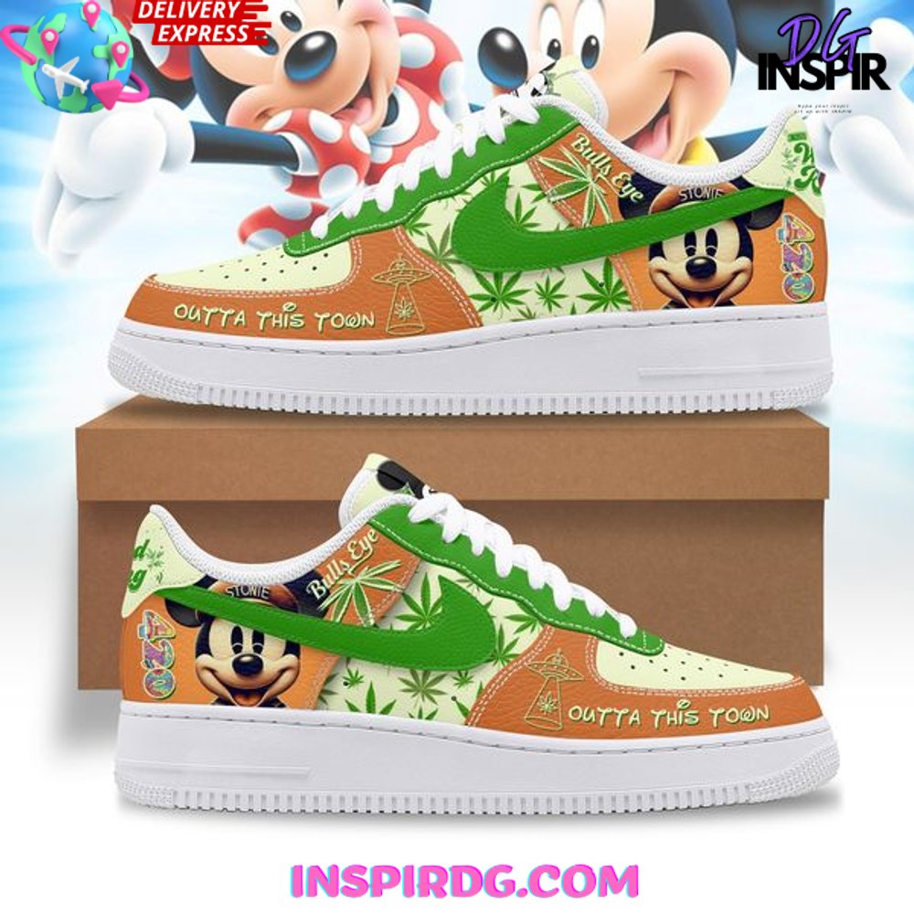 JWFancy Mickey Weed King 420 Air Low-Top Sneakers Shoes For Men And Women