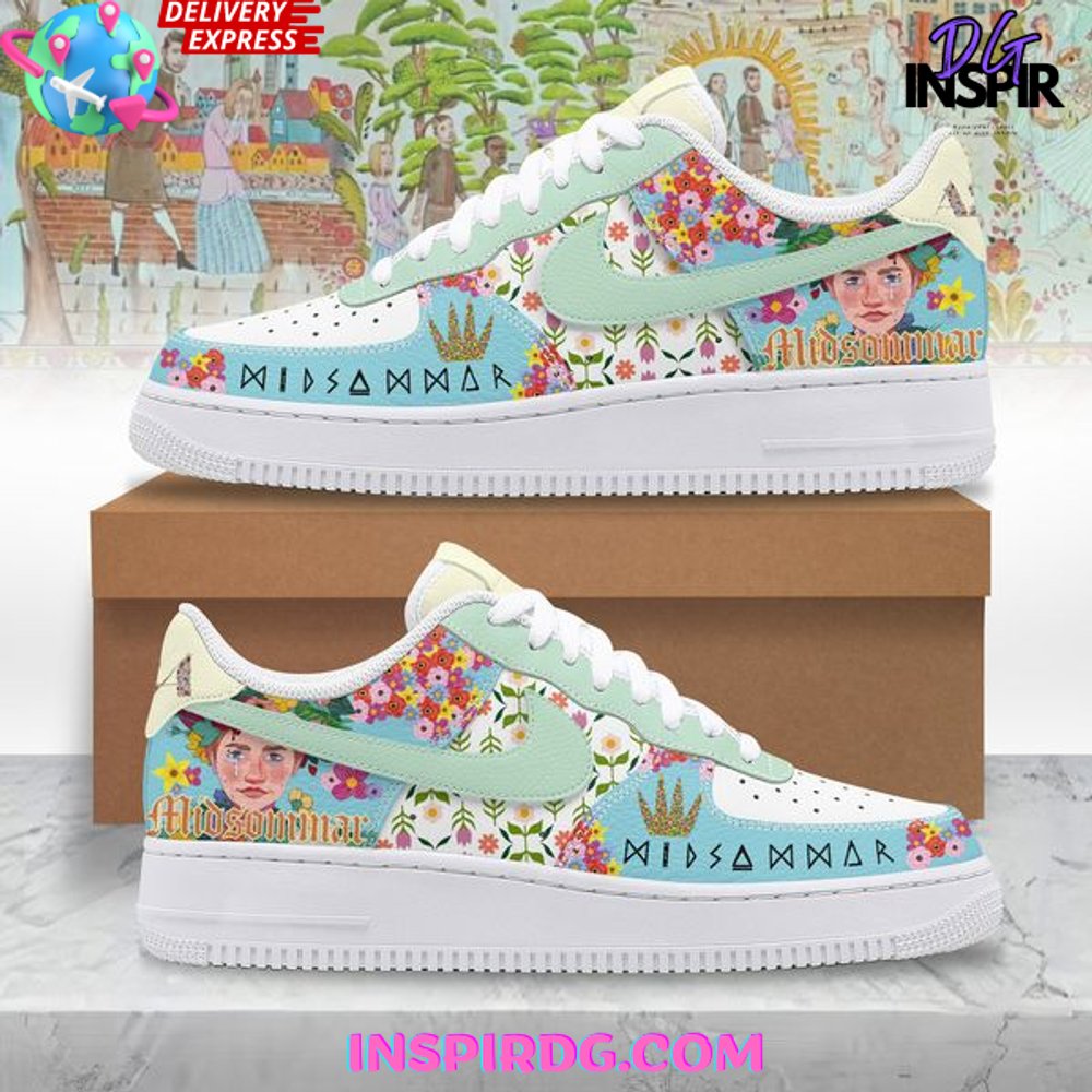 JWFancy Midsommar Floral Air Low-Top Sneakers Shoes For Men And Women