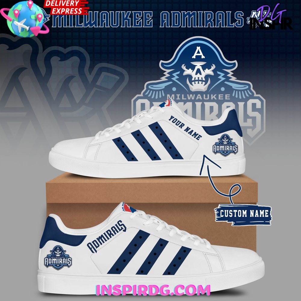 JWFancy Milwaukee Admirals Skate Stan Shoes Sneakes For Men And Women