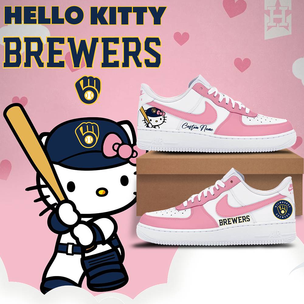 JWFancy Milwaukee Brewers Air Low-Top Sneakers Shoes For Men And Women