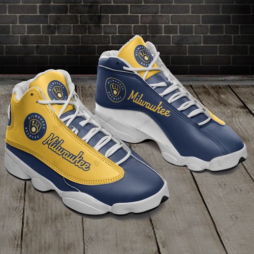 JWFancy Milwaukee Brewers AJ13 Sneakers Shoes For Men And Women