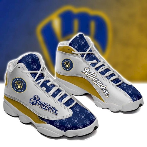 JWFancy Milwaukee Brewers AJ13 Sneakers Shoes For Men And Women