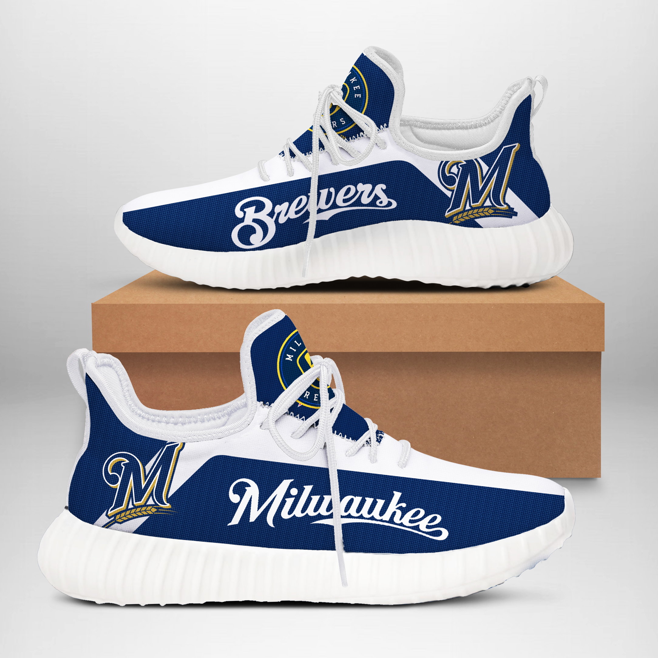 JWFancy Milwaukee Brewers Reze Sneakers Shoes For Men And Women