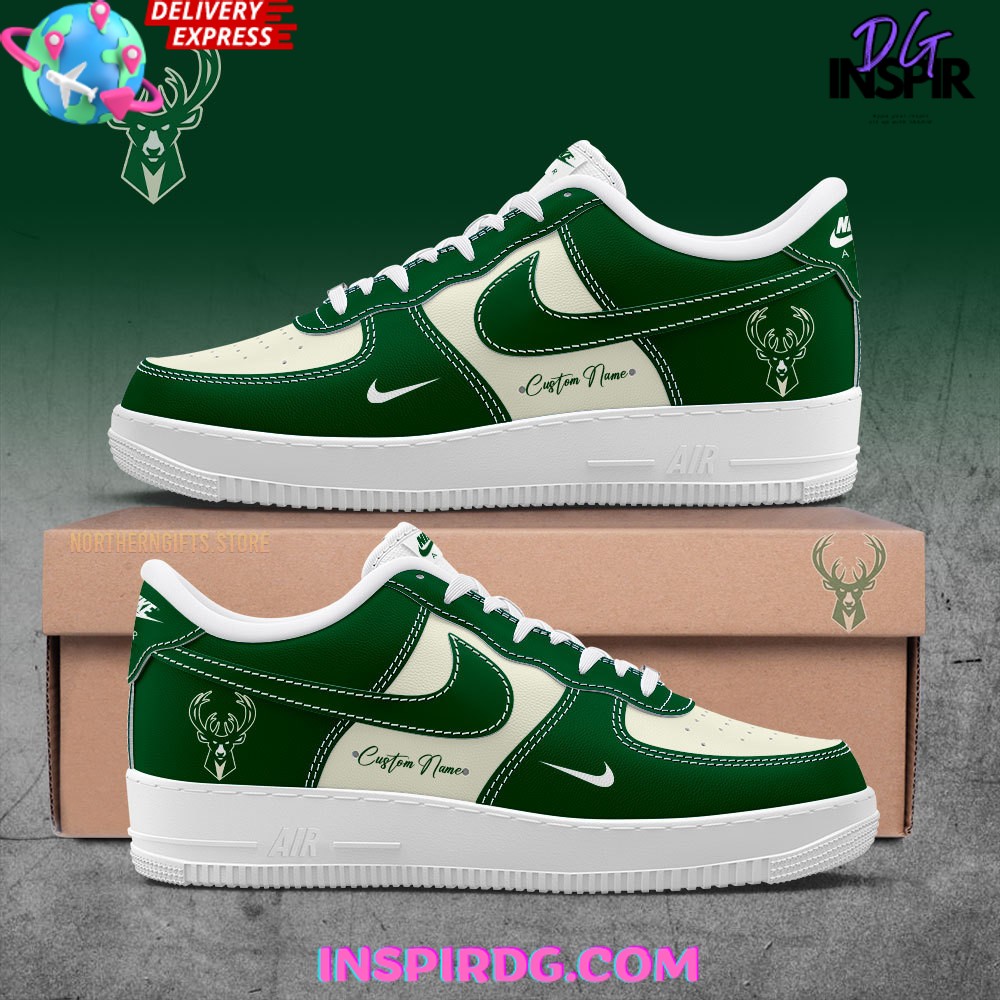 JWFancy Milwaukee Bucks Air Low-Top Sneakers Shoes For Men And Women