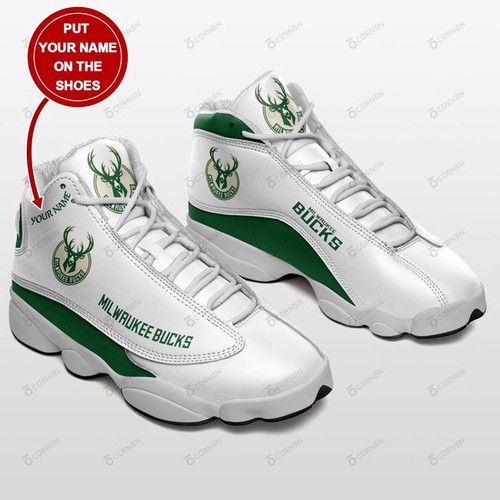 JWFancy Milwaukee Bucks AJ13 Sneakers Shoes For Men And Women