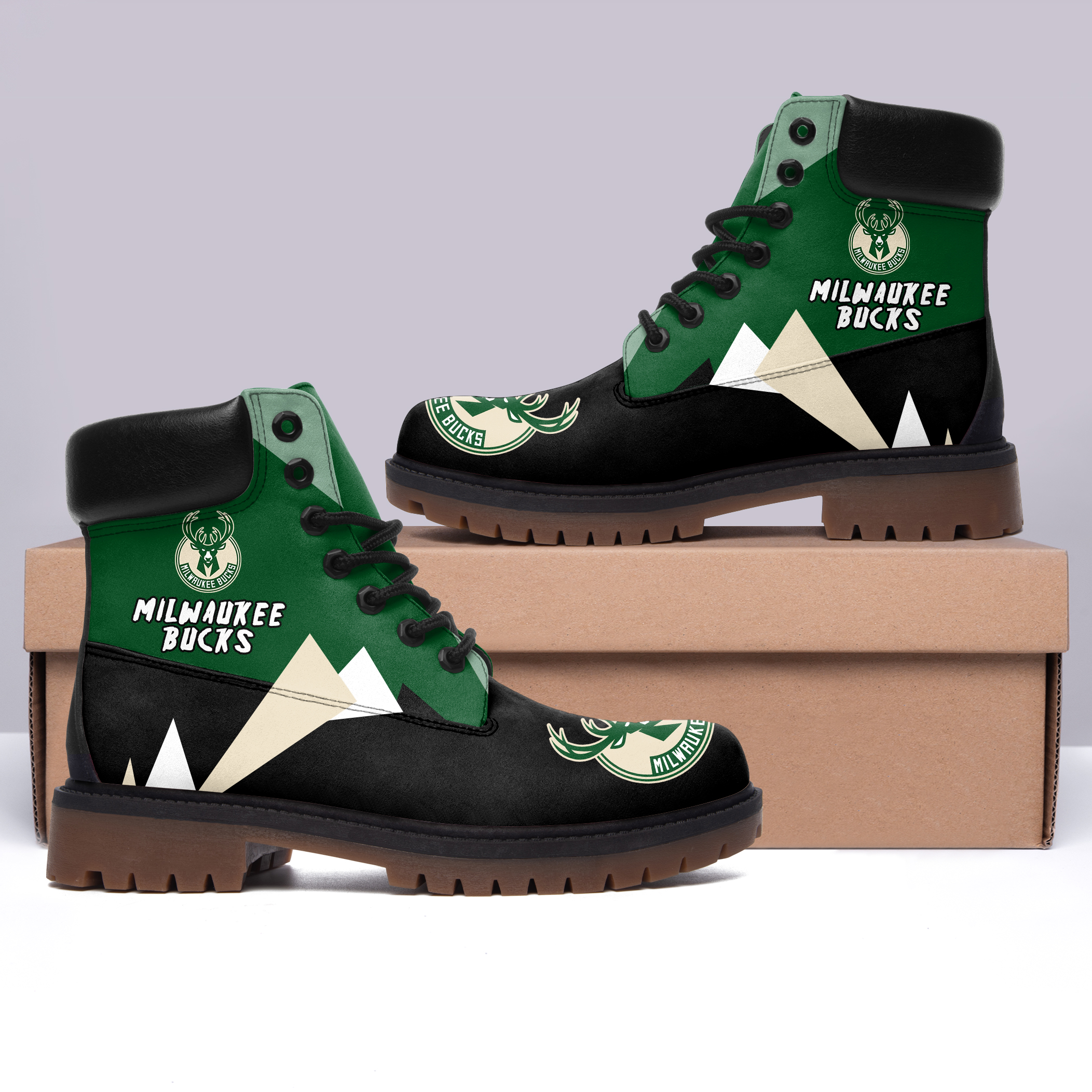 JWFancy Milwaukee Bucks Boots Shoes For Men And Women