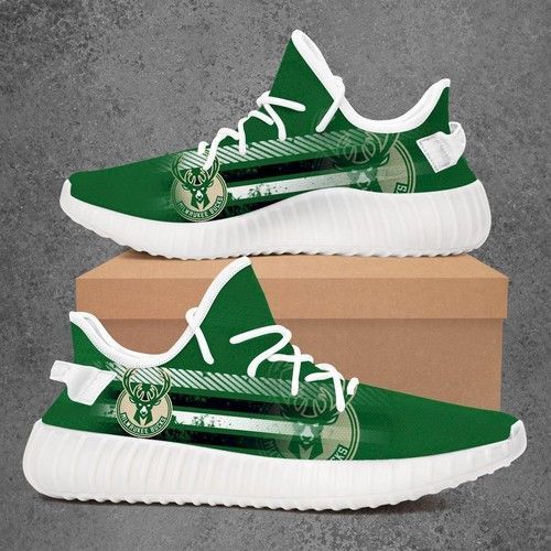 JWFancy Milwaukee Bucks Yeezy Boost Shoes For Men And Women