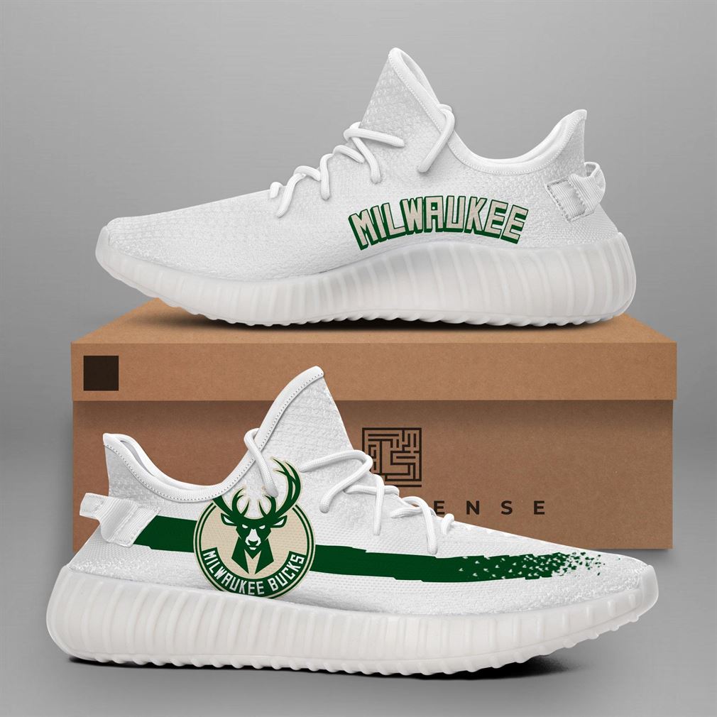 JWFancy Milwaukee Bucks Yeezy Boost Shoes For Men And Women
