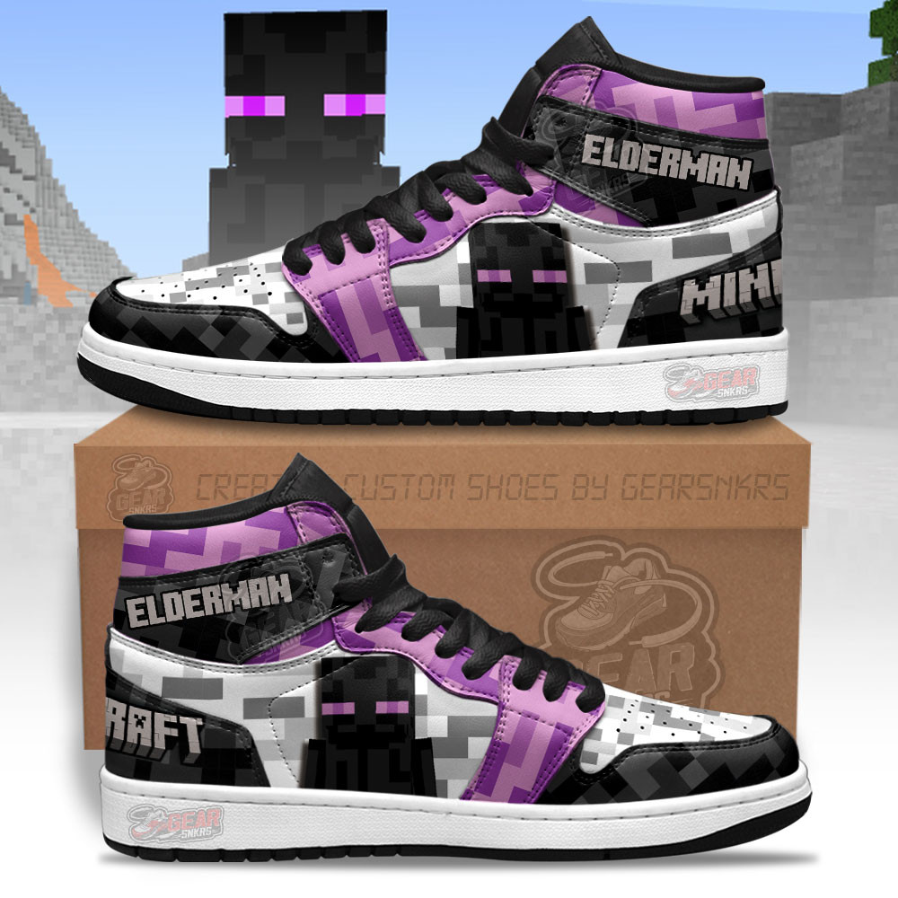 JWFancy Minecraft AJ1 High Sneakers Shoes For Men And Women