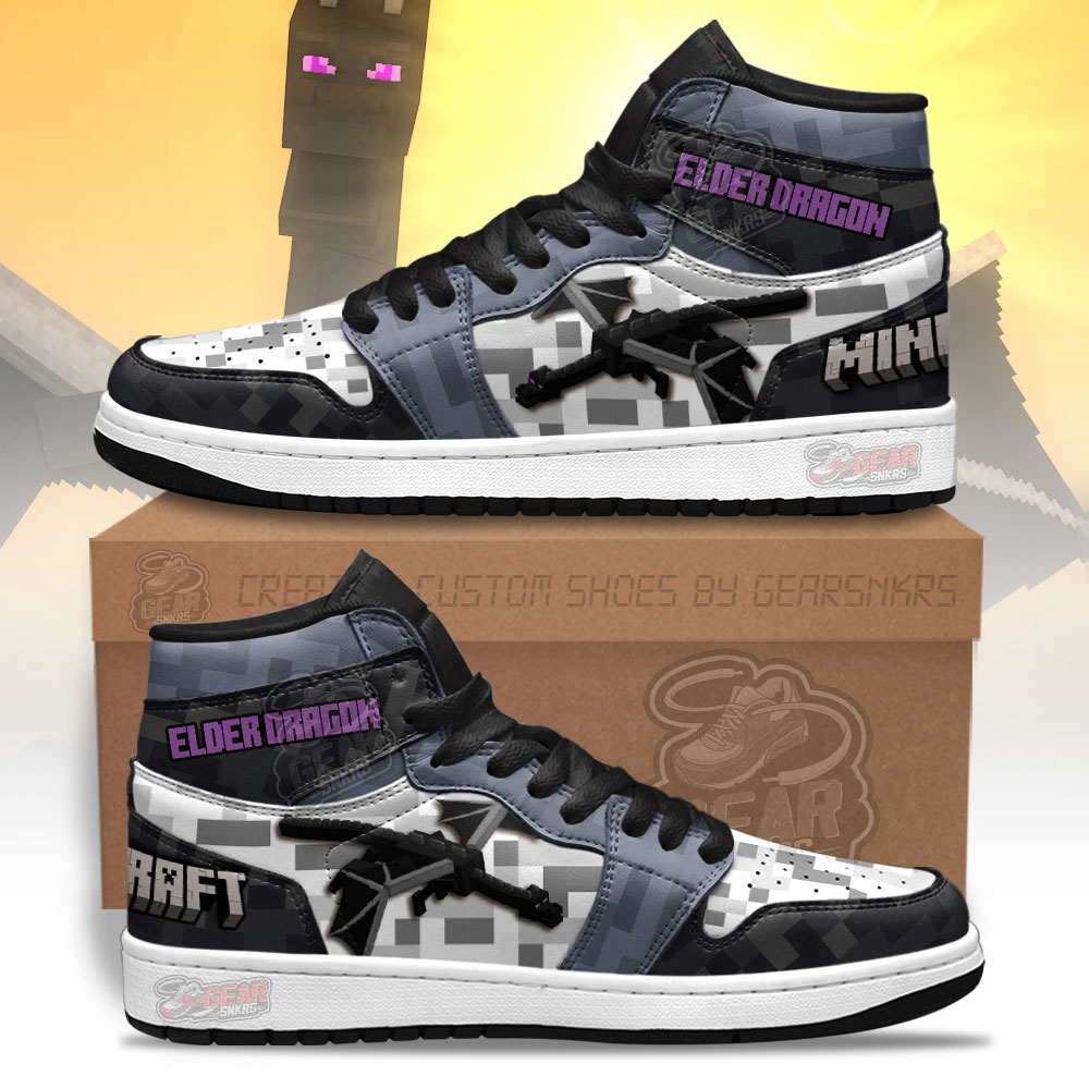 JWFancy Minecraft AJ1 High Sneakers Shoes For Men And Women