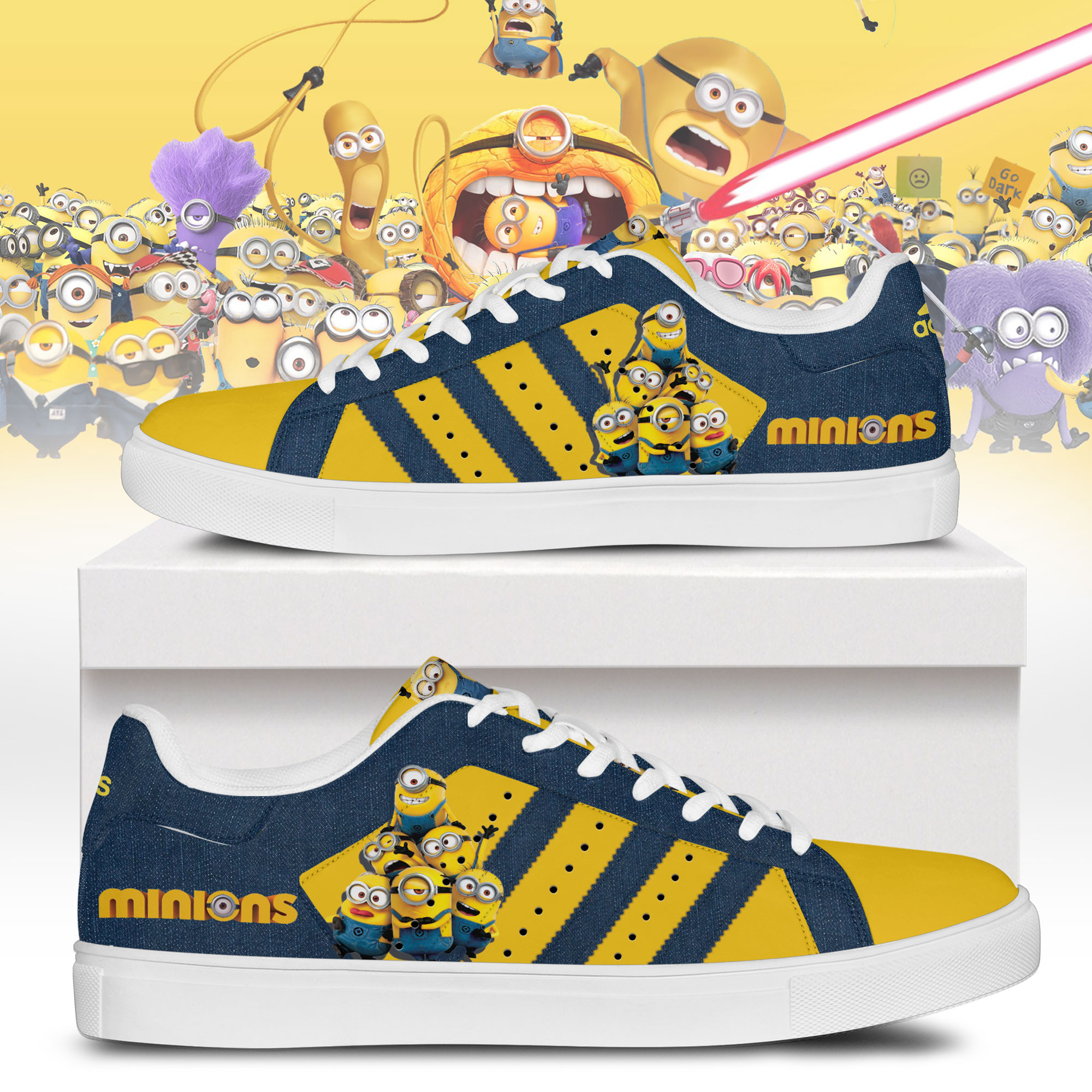JWFancy Minions Skate Stan Shoes Sneakes For Men And Women