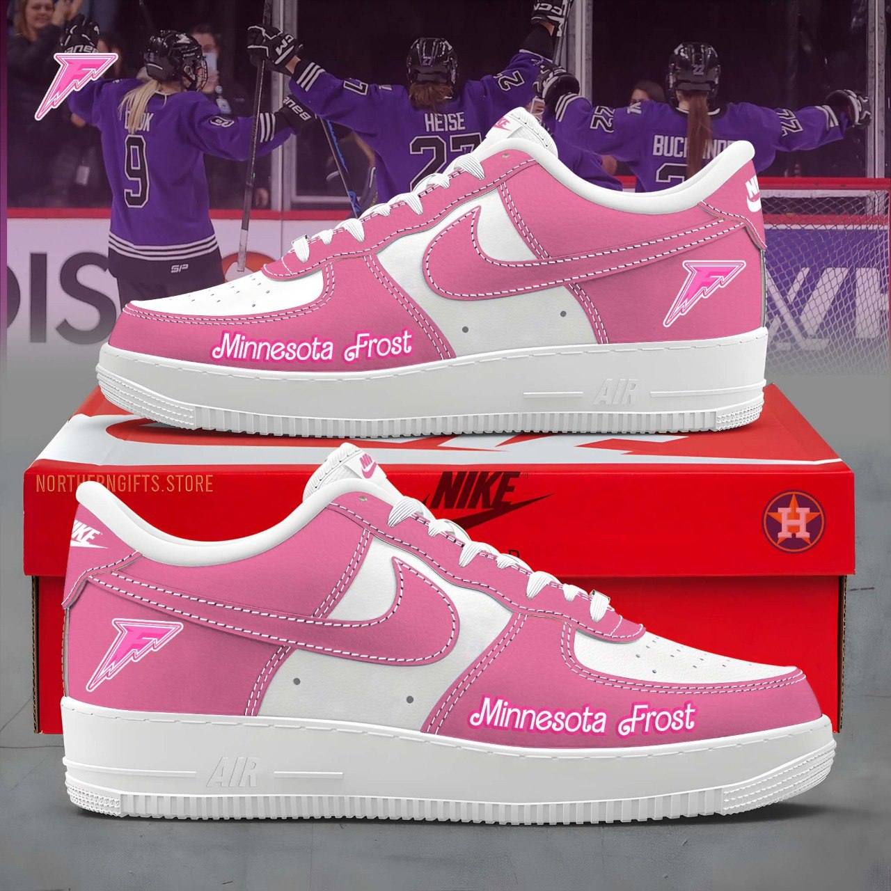 JWFancy Minnesota Frost Air Low-Top Sneakers Shoes For Men And Women