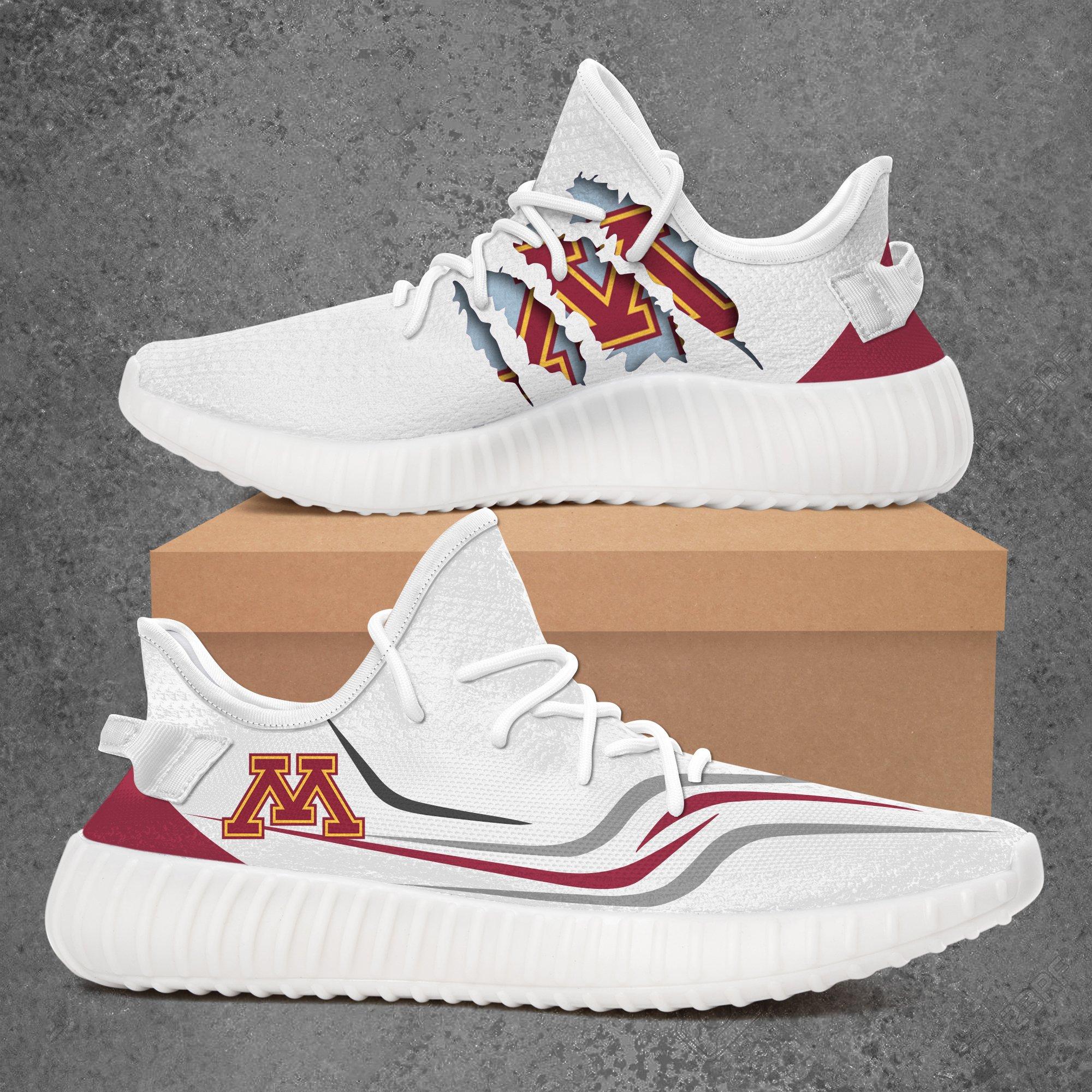 JWFancy Minnesota Golden Gophers Yeezy Boost Shoes For Men And Women