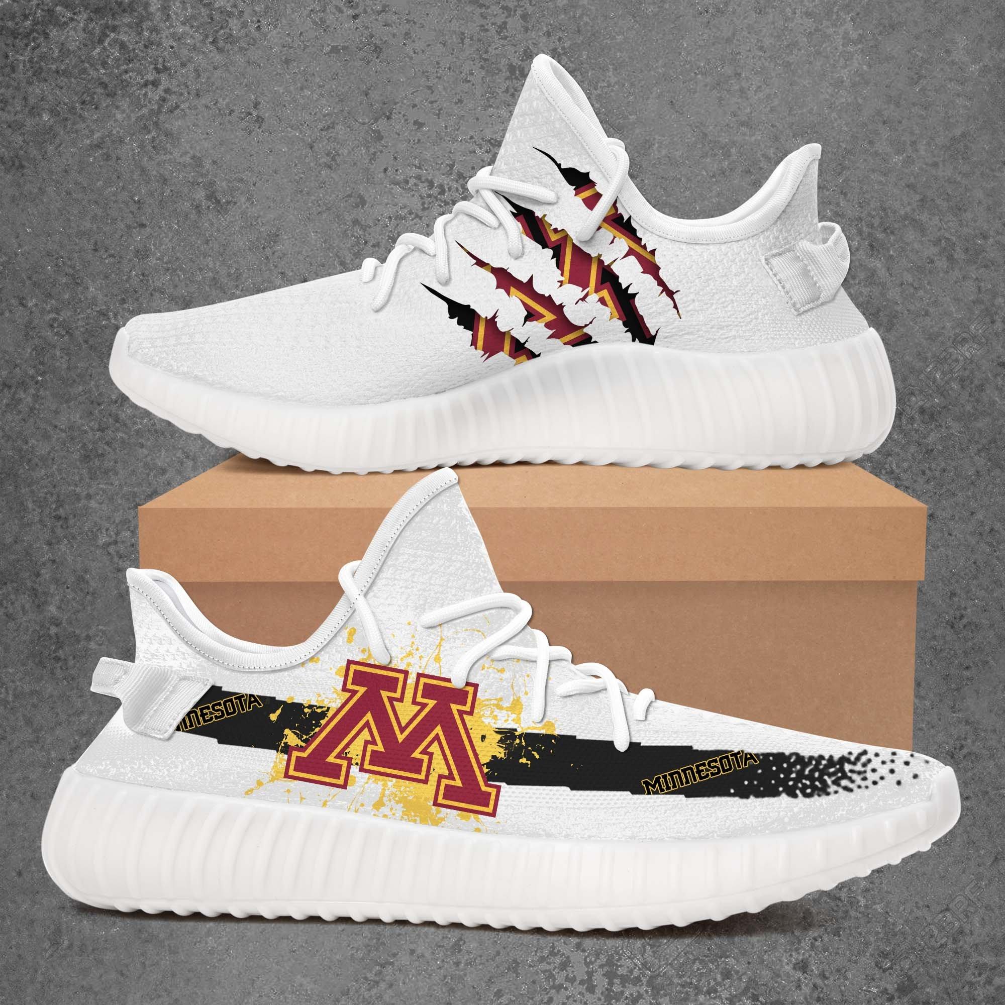 JWFancy Minnesota Golden Gophers Yeezy Boost Shoes For Men And Women