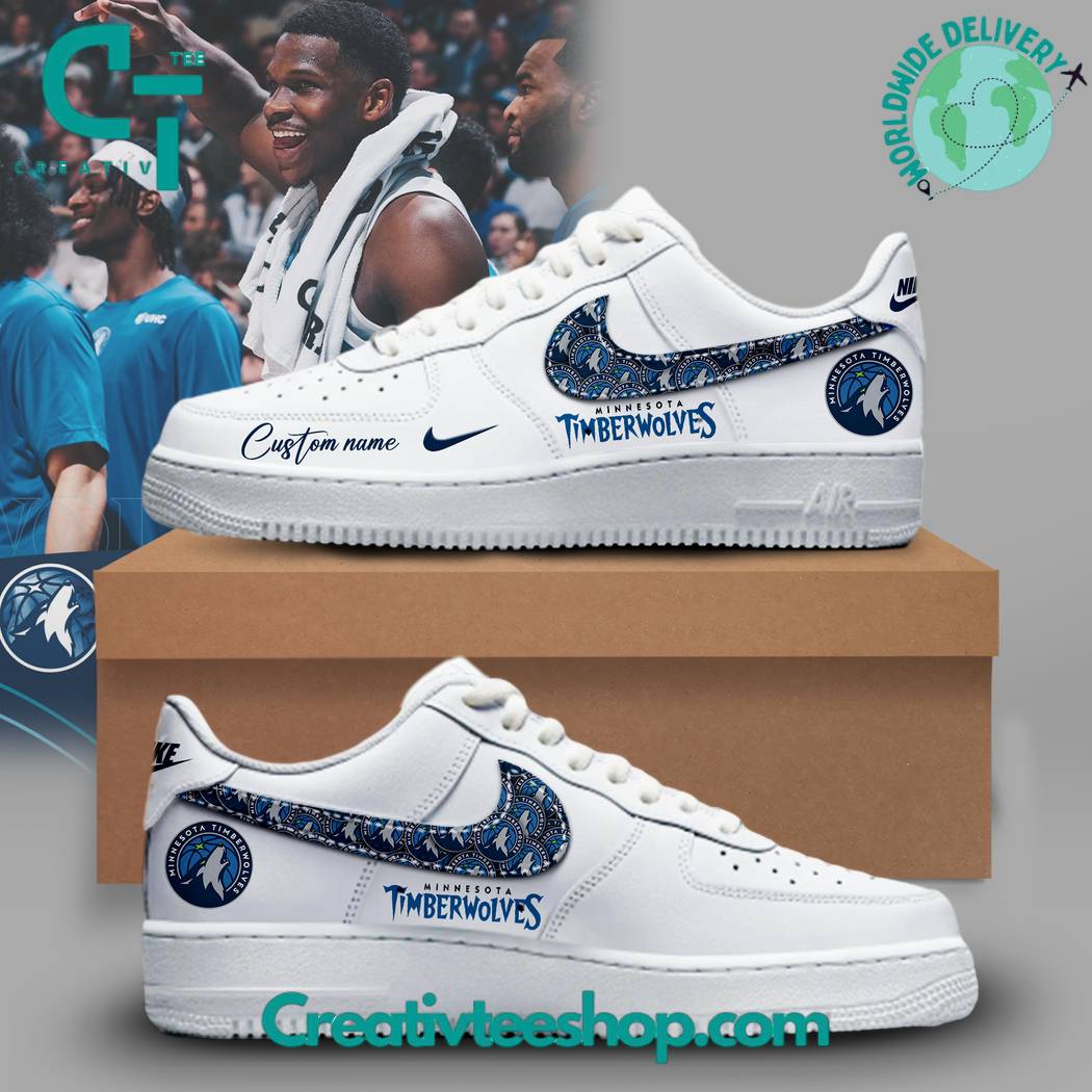 JWFancy Minnesota Timberwolves Air Low-Top Sneakers Shoes For Men And Women