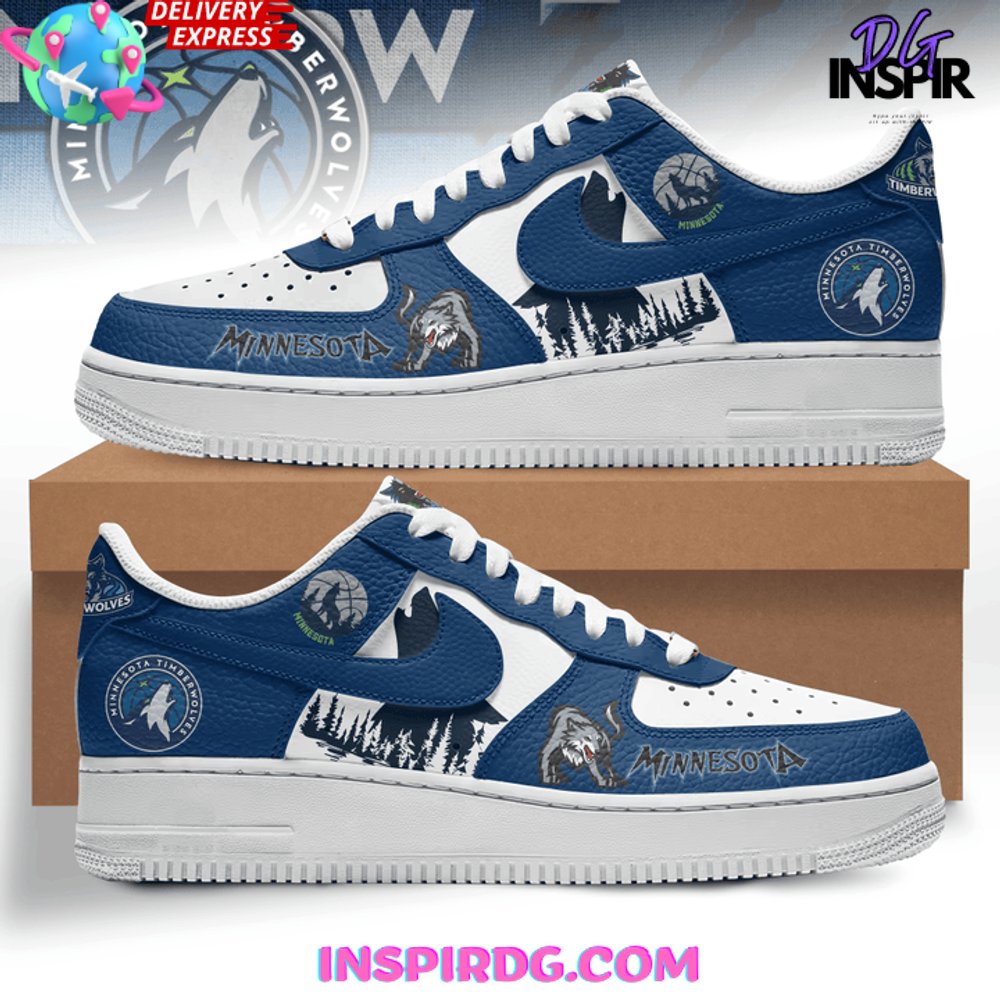 JWFancy Minnesota Timberwolves Air Low-Top Sneakers Shoes For Men And Women