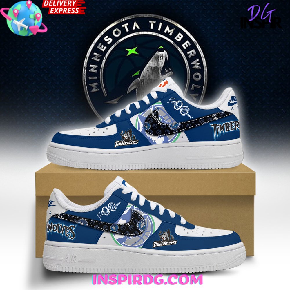 JWFancy Minnesota Timberwolves Air Low-Top Sneakers Shoes For Men And Women