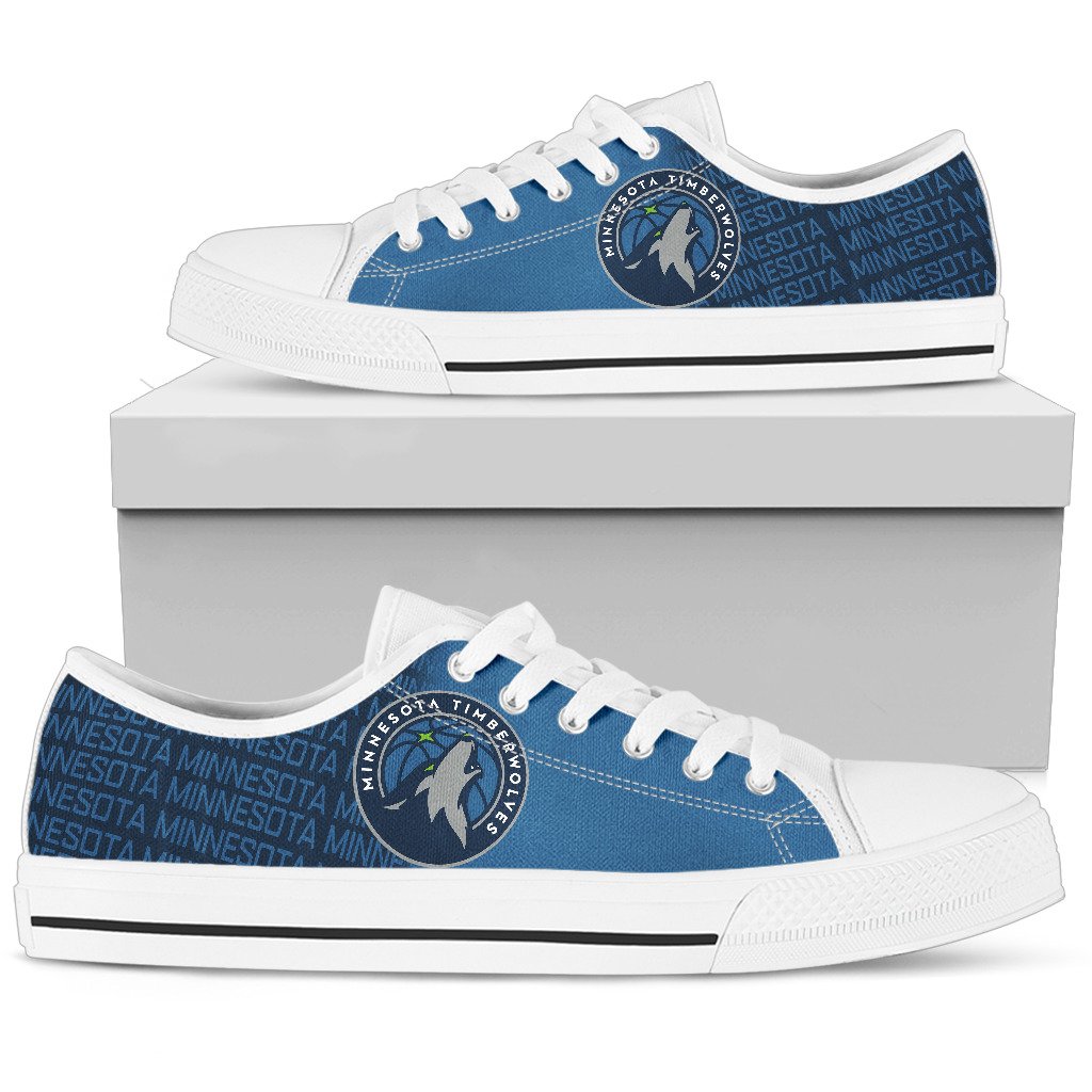 JWFancy Minnesota Timberwolves Low Top Canvas Sneakers Shoes For Men And Women