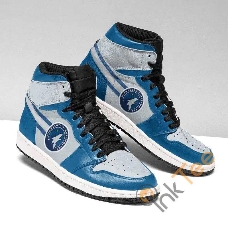 JWFancy Minnesota Timberwolves NBA AJ1 High Sneakers Shoes For Men And Women