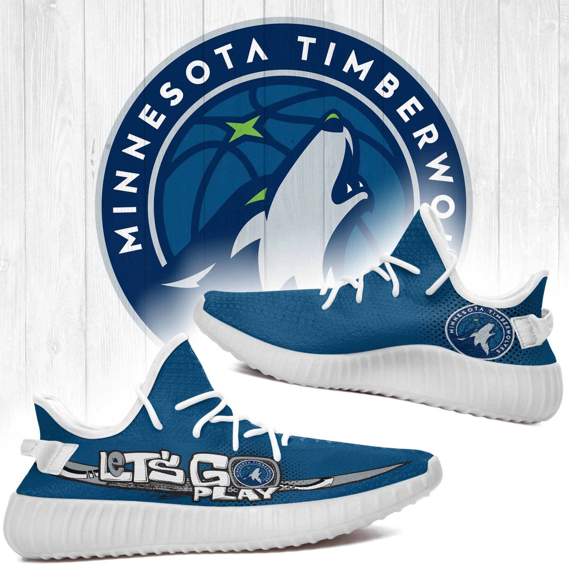 JWFancy Minnesota Timberwolves Yeezy Boost Shoes For Men And Women
