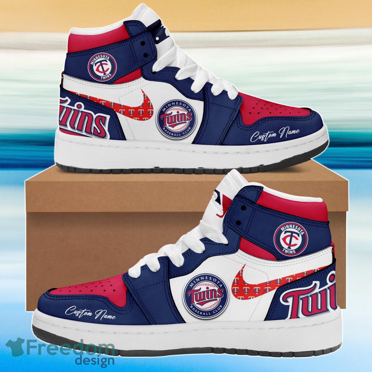 JWFancy Minnesota Twins AJ1 High Sneakers Shoes For Men And Women