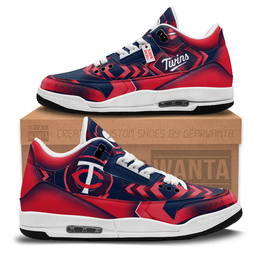 JWFancy Minnesota Twins AJ3 Sneakers Shoes For Men And Women