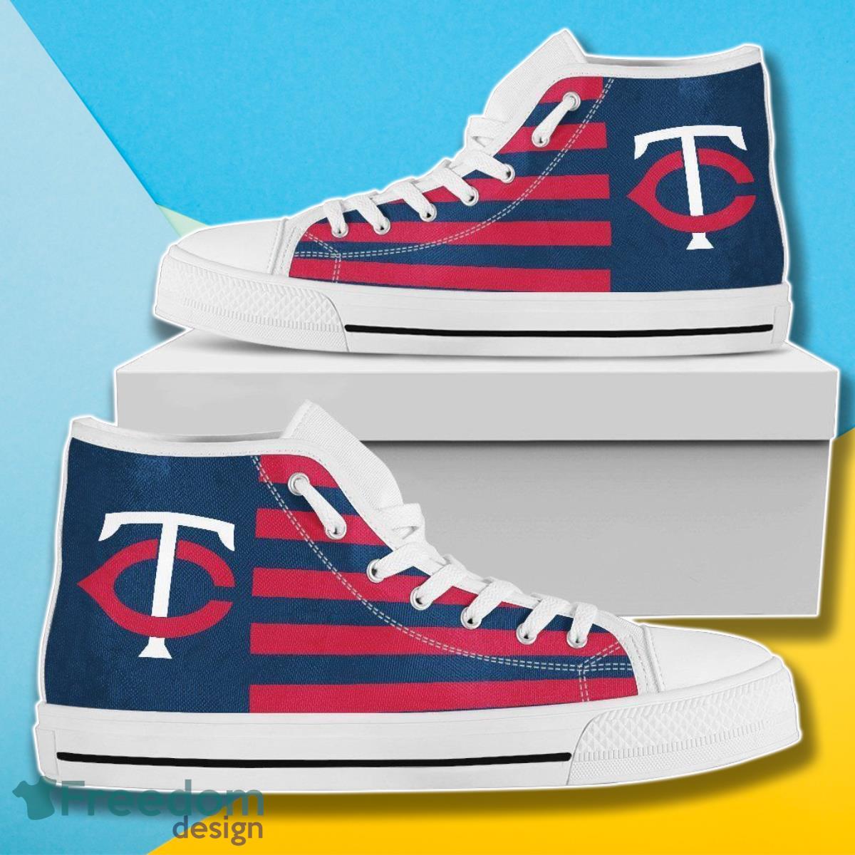 JWFancy Minnesota Twins High Top Canvas Sneakers Shoes For Men And Women