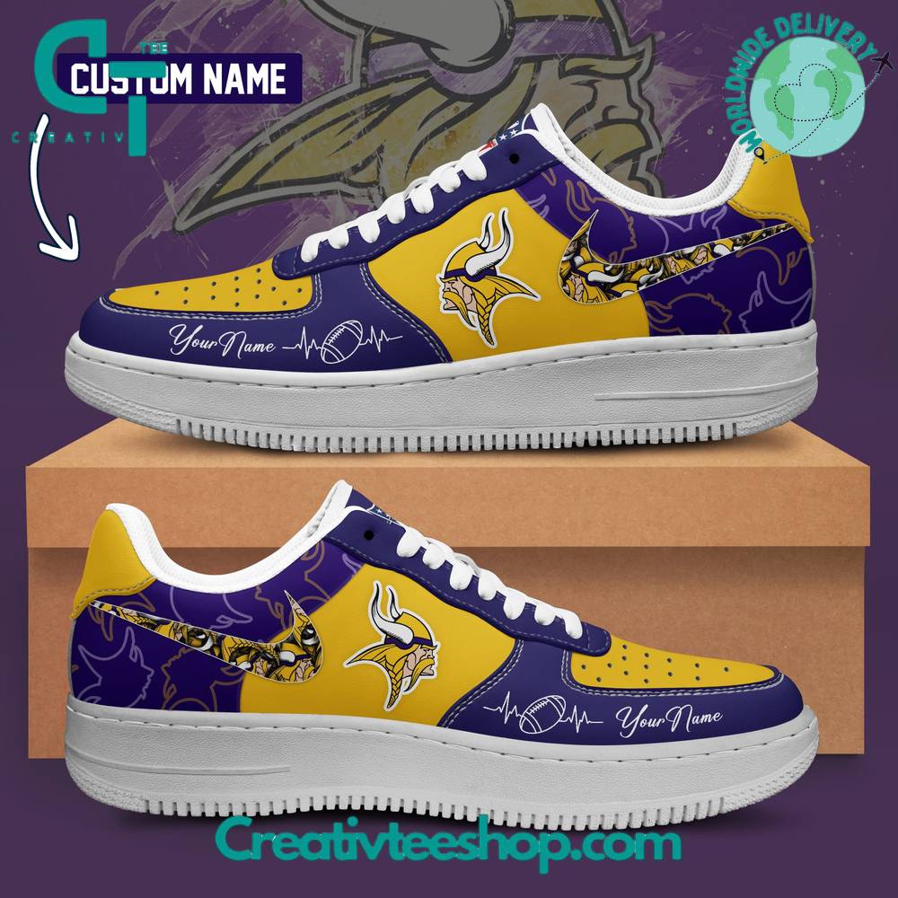 JWFancy Minnesota Vikings Air Low-Top Sneakers Shoes For Men And Women