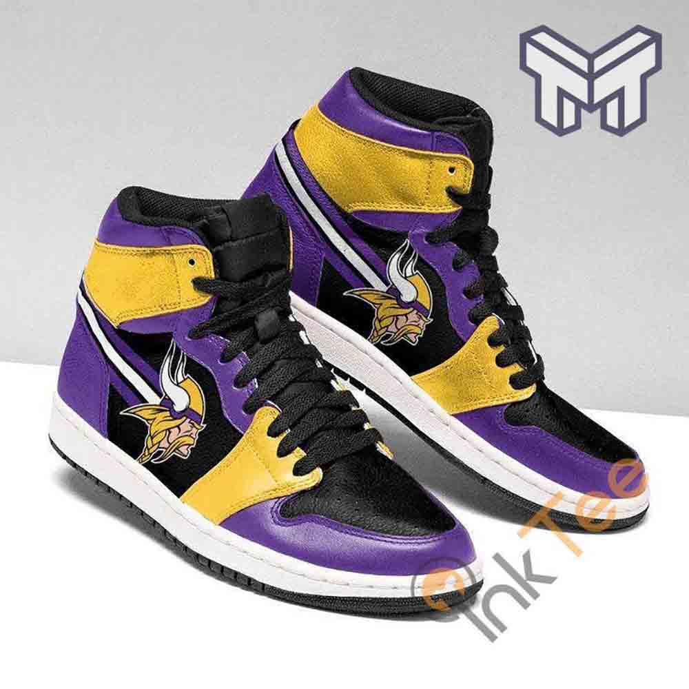 JWFancy Minnesota Vikings AJ1 High Sneakers Shoes For Men And Women