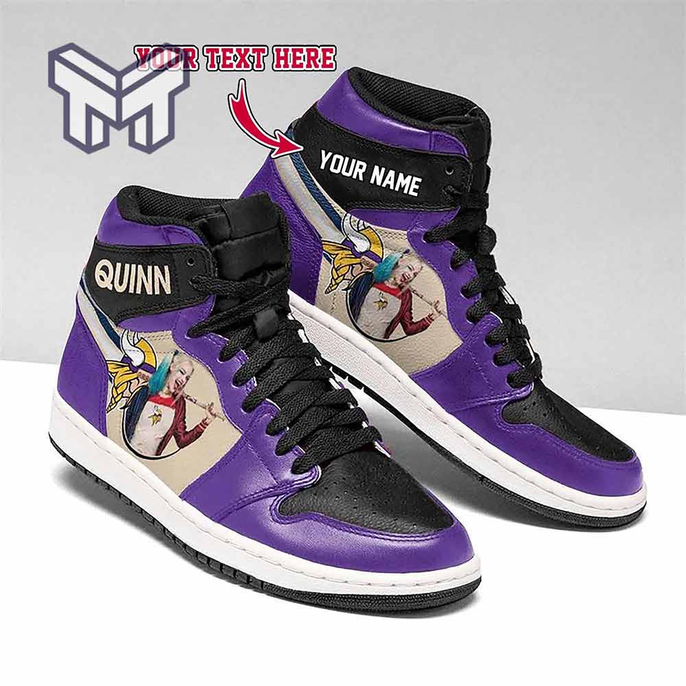 JWFancy Minnesota Vikings AJ1 High Sneakers Shoes For Men And Women
